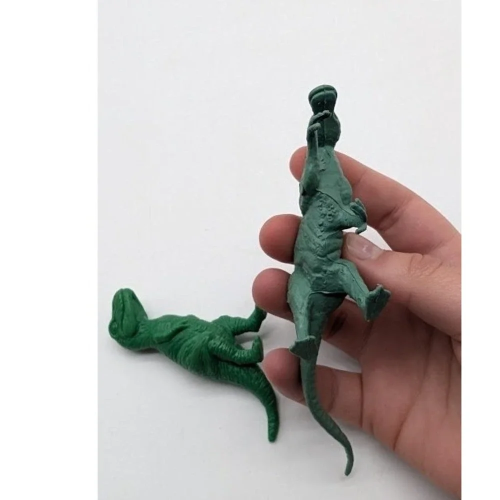 Vintage‎ Jurassic Park The Lost World Microverse T-Rex Trachodon Dinosaur 2 Set
